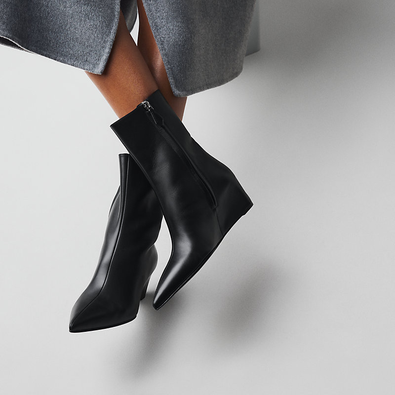Leonie 55 ankle boot - Black | Hermès Mainland China